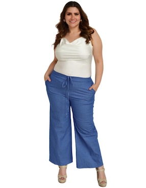 Pantalón relaxed Roman Fashion amplio para mujer