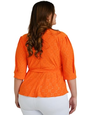 Blusa Roman Fashion manga 3/4 para mujer