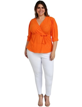 Blusa Roman Fashion manga 3/4 para mujer