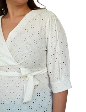Blusa Roman Fashion manga 3/4 para mujer