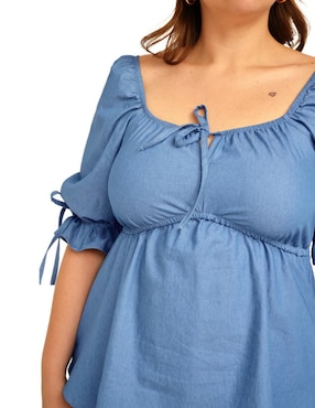 Blusa Roman Fashion manga 3/4 para mujer