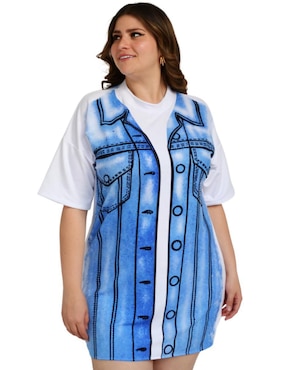 Vestido crop casual Roman Fashion para mujer