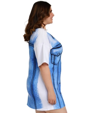 Vestido crop casual Roman Fashion para mujer
