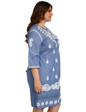 Vestido 3/4 casual Peshli para mujer