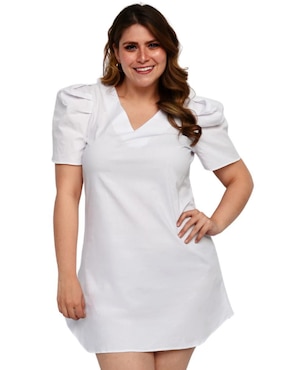 Vestido crop formal Roman Fashion para mujer