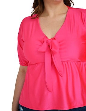 Blusa Roman Fashion manga corta para mujer