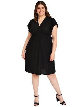Vestido a la rodilla formal Roman Fashion para mujer