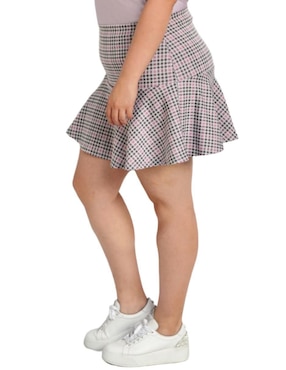 Falda mini Roman Fashion a la cintura