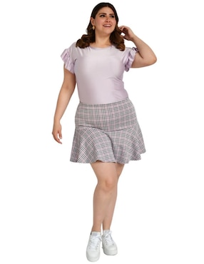 Falda mini Roman Fashion a la cintura