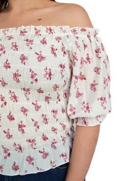 Blusa Roman Fashion manga 3/4 para mujer