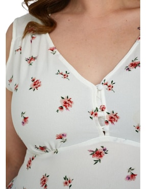 Blusa Roman Fashion sin manga para mujer