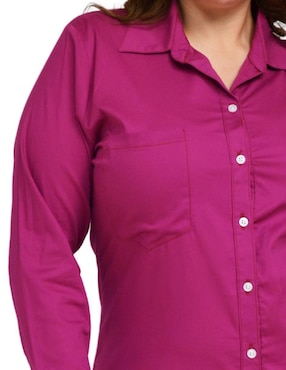 Blusa camisera Roman Fashion manga larga para mujer