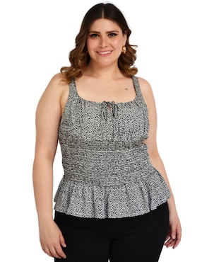 Blusa de tirantes Roman Fashion para mujer