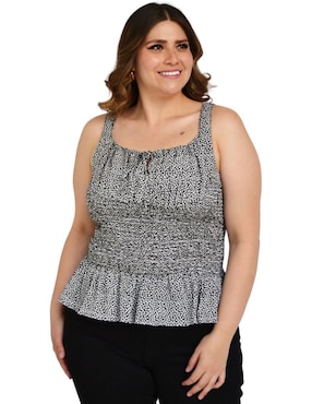 Blusa de tirantes Roman Fashion para mujer