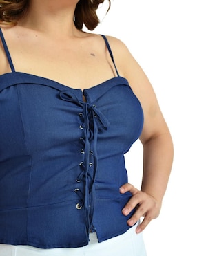Blusa de tirantes Roman Fashion para mujer