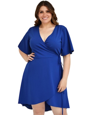 Vestido a la rodilla formal Roman Fashion para mujer