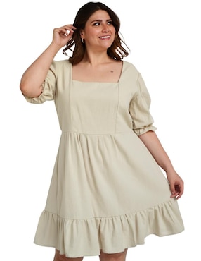 Vestido 3/4 casual Roman Fashion para mujer