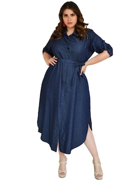 Vestido midi casual Roman Fashion para mujer