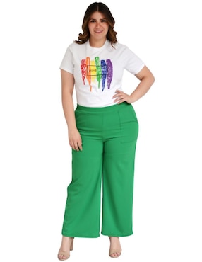 Pantalón relaxed Roman Fashion amplio para mujer
