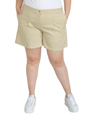 Short Roman Fashion de lino para mujer