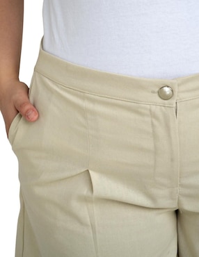 Short Roman Fashion de lino para mujer