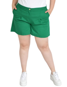 Short Roman Fashion de lino para mujer
