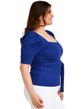 Blusa Roman Fashion sin manga para mujer