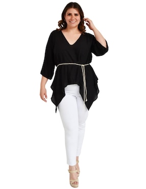 Blusa Roman Fashion manga 3/4 para mujer