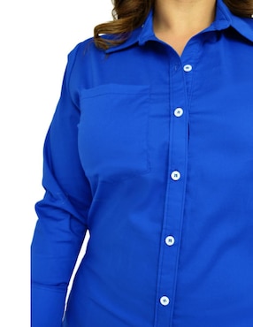 Blusa camisera Roman Fashion manga larga para mujer