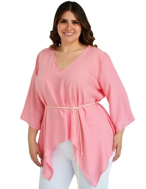 Blusa Roman Fashion manga 3/4 para mujer