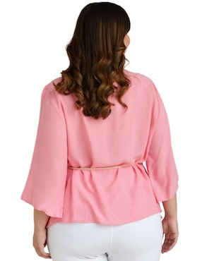 Blusa Roman Fashion manga 3/4 para mujer
