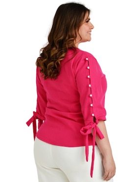Blusa Roman Fashion manga 3/4 para mujer