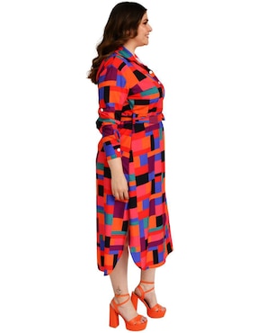 Vestido midi casual Roman Fashion para mujer