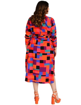 Vestido midi casual Roman Fashion para mujer