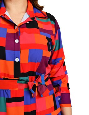 Vestido midi casual Roman Fashion para mujer