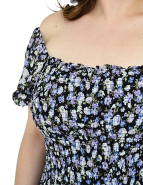 Vestido crop casual Roman Fashion para mujer