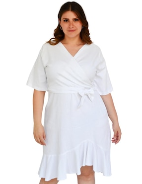 Vestido a la rodilla casual Roman Fashion para mujer
