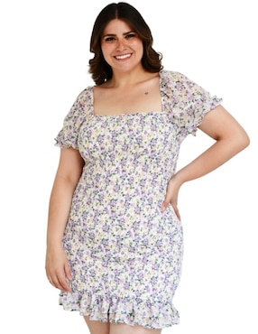 Vestido crop casual Roman Fashion para mujer