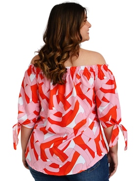 Blusa Roman Fashion manga 3/4 para mujer