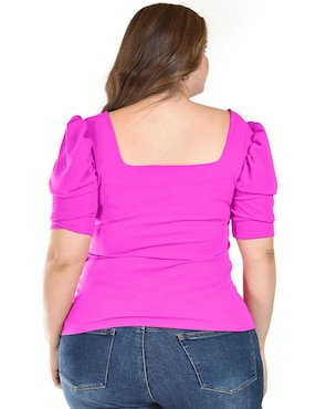 Blusa Roman Fashion manga corta para mujer