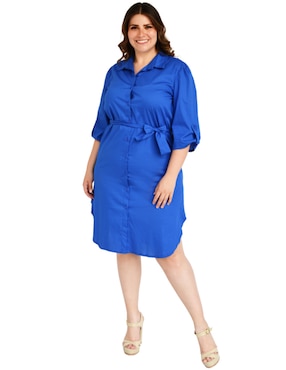 Vestido 3/4 casual Roman Fashion para mujer