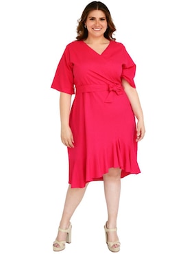 Vestido a la rodilla de fiesta Roman Fashion