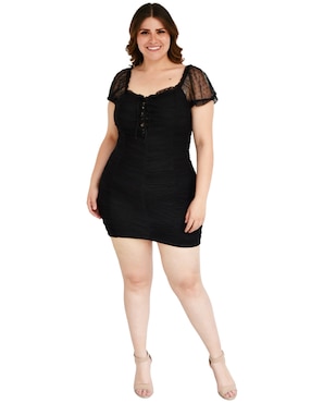 Vestido mini de fiesta Roman Fashion escote regular