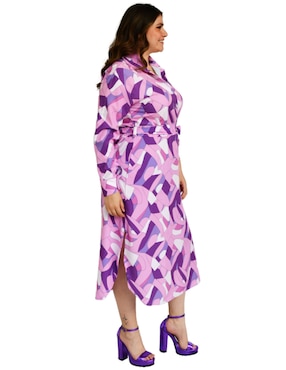 Vestido midi casual Roman Fashion para mujer