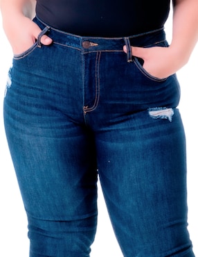 Jeans campana Roman Fashion para mujer