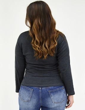 Blusa Roman Fashion manga larga para mujer