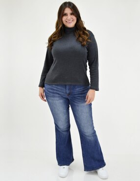Blusa Roman Fashion manga larga para mujer