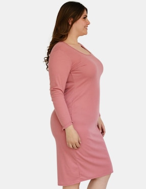 Vestido arriba de la rodilla casual Roman Fashion para mujer