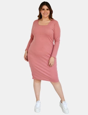 Vestido arriba de la rodilla casual Roman Fashion para mujer