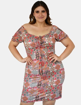 Vestido arriba de la rodilla casual Roman Fashion para mujer